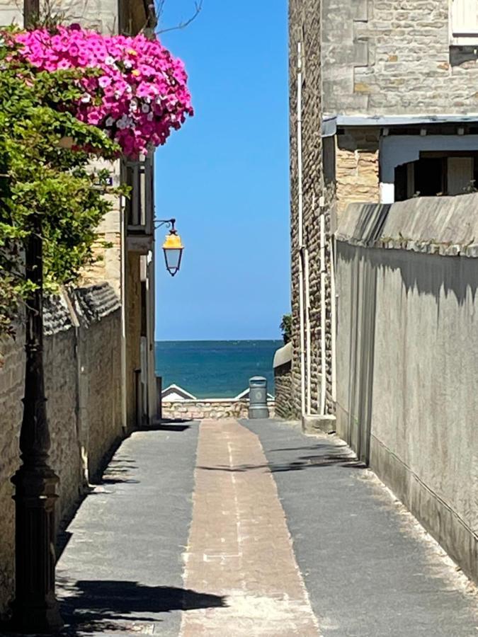 Saint-Aubin-Sur-Mer: Bel Appartement Traversant Eksteriør bilde